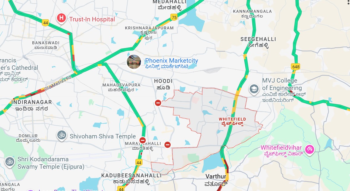 Mahindra Blossom Location Map