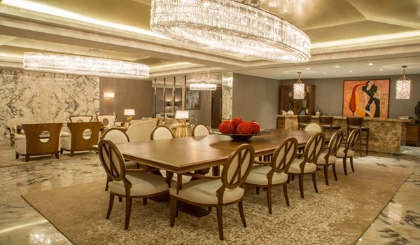 Mahindra Blossom Dining Area